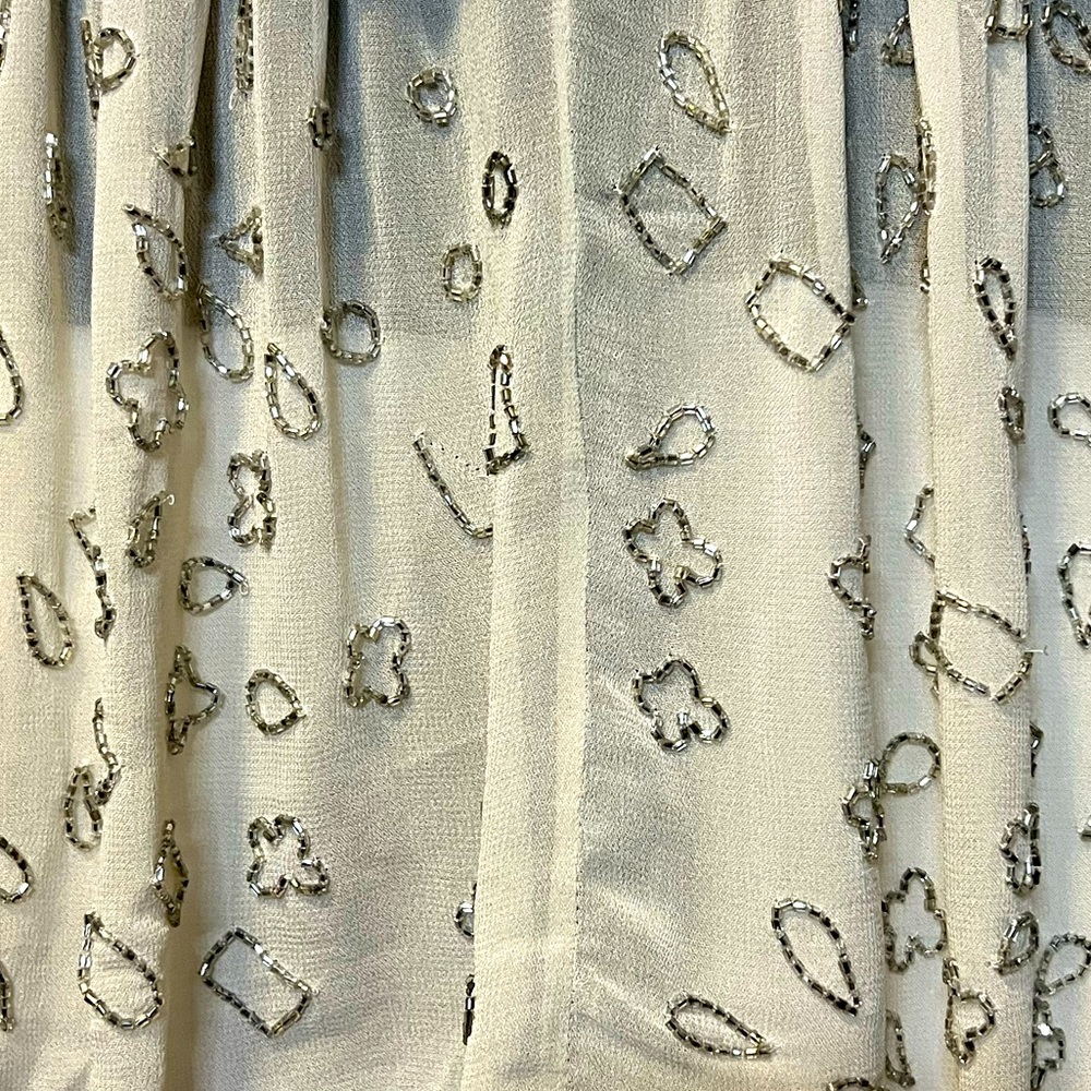 CHAN LUU. EUC.Stunning designer cardigan sweater with silk underlay. Almandine.M - Picture 6 of 12
